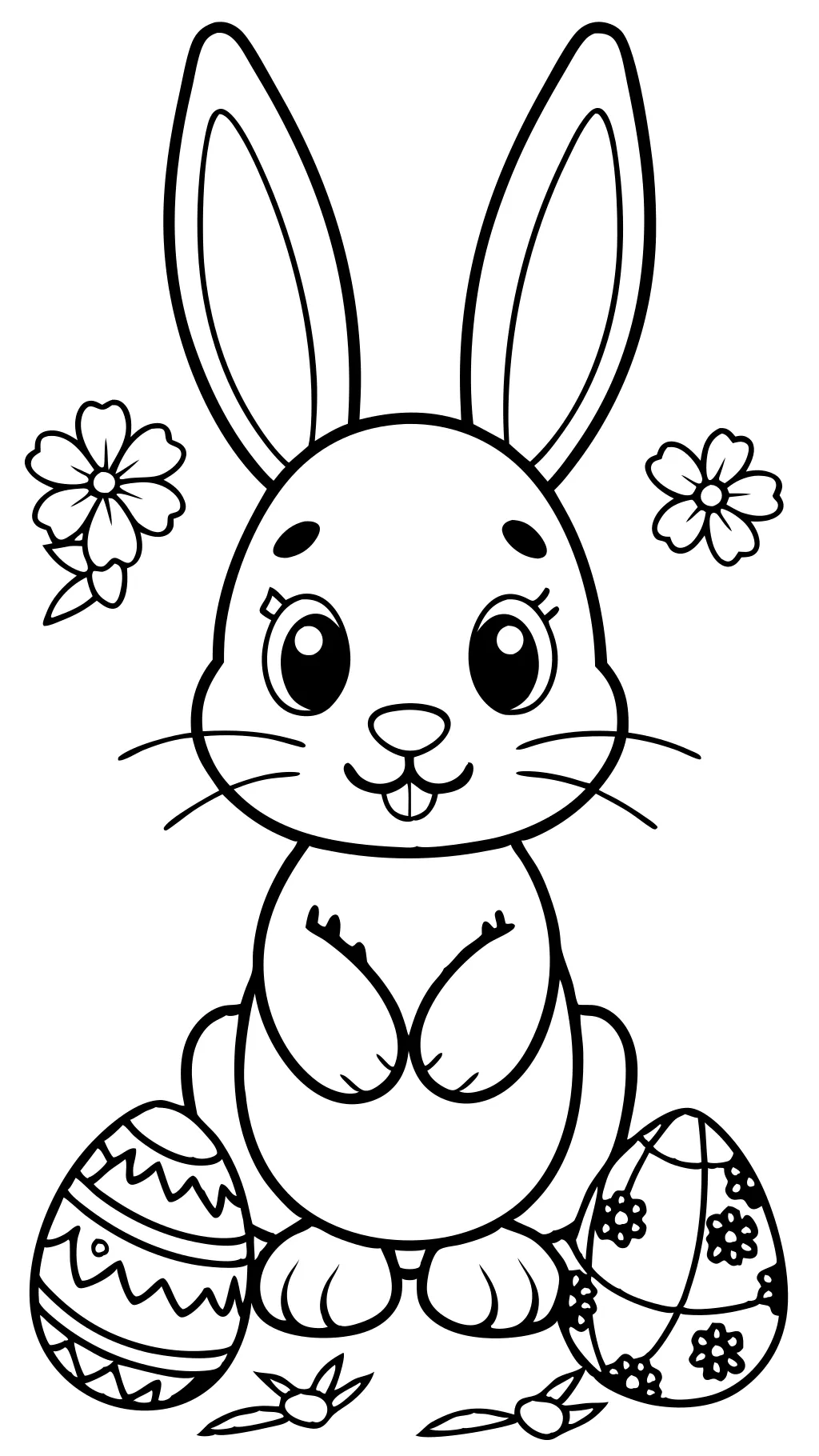 coloriage de lapin gratuit imprimable